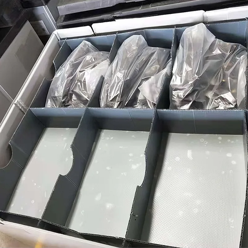 PP ফাঁপা শীট প্যালেট কলার বক্স আস্তরণের বোর্ড